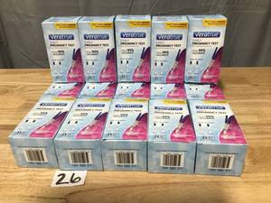lot 26 image: VERATRUE Early Pregnancy Test Strips Lot (25 Test Kits per individual package) Lot of 15 UnopenedUnused Packages