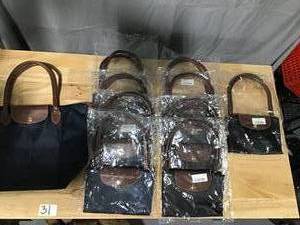 lot 31 image: RESELLERS LOT- 10 Cute and Durable ToteLaptop Bags 5 - Navy Blue, 5- Black - New