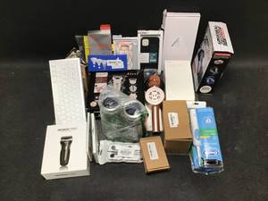lot 48 image: Huge Lot Of Mixed Electronics Hair Trimmer, Wireless Keyboard, Electric Toothbrush and MORE