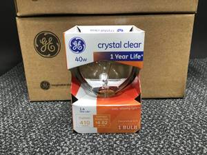 lot 57 image: Lot Of 12 GE Lighting 12980 40 Watt E26 G25 Globe Crystal Clear Soft White Incandescent Bulb