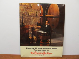 lot 38 image: Vintage Mid Century CHRISTIAN BROTHERS Wine Advertising Bar Sign