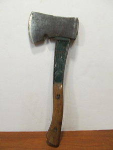 lot 41 image: Old Vintage BRIDGEPORT Wood Handle Hatchet