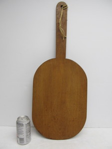 lot 74 image: Large Vintage Primitive Wooden Brick OvenBakers Peel Tool