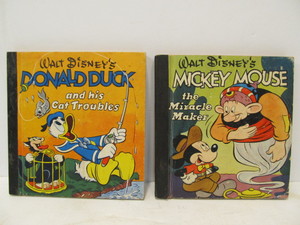 lot 153 image: Nice Condition 1948 Disney Whitman Mickey Mouse & Donald Duck Book