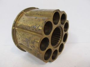 lot 177 image: Heavy Machine Solid Brass Part - Possibly for Gatling Gun