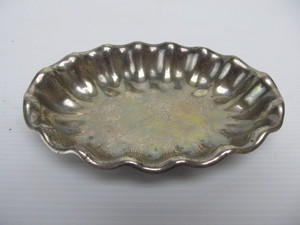 lot 202 image: Small Vintage Signed Sterling Silver Tray 