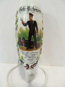 lot 183 image: Vintage Porcelain Regimental Smoking Pipe
