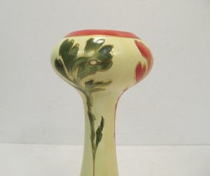 lot 119 image: Antique Arts & Crafts Era ROYAL DUX Art Pottery Vase (hairline)