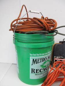 lot 242 image: Lot of Extension Cords & Cord Reel