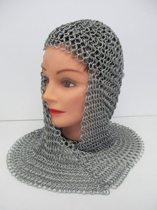 lot 245 image: Medieval Style Chainmail Head Piece