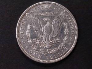 lot 25 image: 1896 Morgan Silver Dollar...