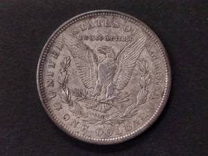 lot 43 image: 1921 D Morgan Silver Dollar...
