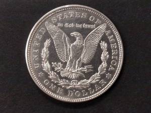 lot 45 image: 1921 D Morgan Silver Dollar...