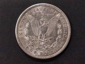 lot 46 image: 1921 D Morgan Silver Dollar...
