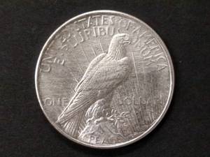 lot 63 image: 1922 Peace Silver Dollar...