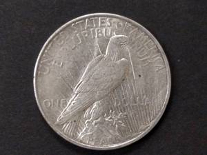 lot 67 image: 1922 D Peace Silver Dollar...