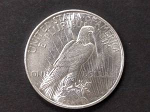 lot 68 image: 1922 D Peace Silver Dollar...