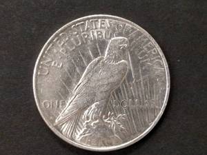 lot 69 image: 1922 D Peace Silver Dollar...