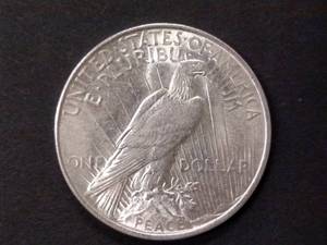lot 74 image: 1923 Peace Silver Dollar...