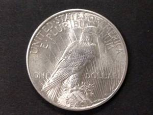 lot 80 image: 1924 Peace Silver Dollar...