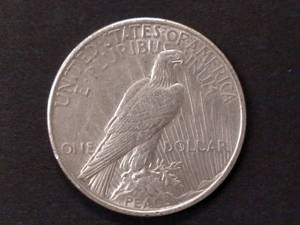 lot 81 image: 1924 Peace Silver Dollar...