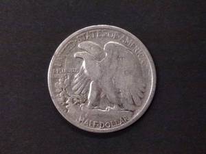 lot 97 image: 1943 Walking Liberty Silver Half Do...