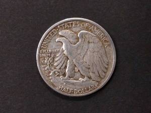 lot 99 image: 1946 D Walking Liberty Silver Half ...