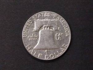 lot 100 image: 1952 Franklin Silver Half Dollar...