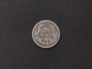 lot 116 image: 1912 Barber Silver Dime...