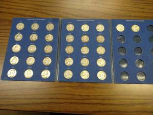 lot 127 image: Complete Set Washington Silver Quar...