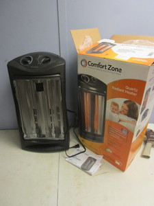 lot 103 image: COMFORT ZONE QUARTZ RADIANT HEATER
