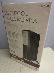 lot 104 image: ELECTRIC OIL-FILLED RADIATOR HEATER