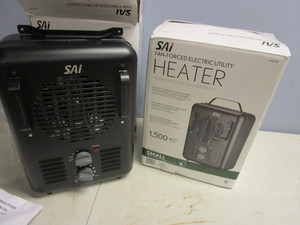 lot 109 image: SAI FAN-FORCED ELECTRIC UTILITY HEATERS