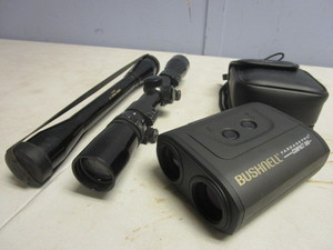 lot 119 image: BUSHNELL YARDAGE PRO COMPACT RANGEFINDER AND SCOPES