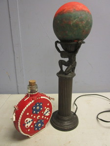 lot 124 image: ART DECO TABLE LAMP