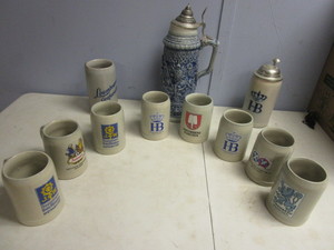 lot 127 image: WEST GERMAN STEINS
