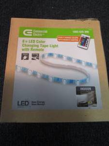 3 Commercial Electric 8 ft. LED RGB...