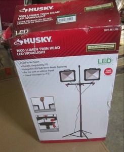 Husky 7000 Lumen Twin Head Led Work...
