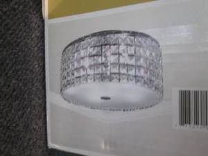 Hampton Bay 11 inch Flushmount Chro...