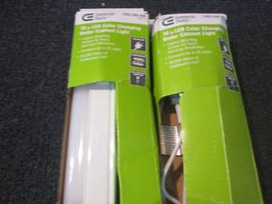 2 Commercial Electric 18 in. LED Un...