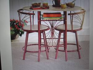 Colorful Bistro Set open box Retail...