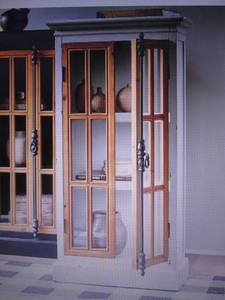 Tall Window Pane Cabinet open box R...