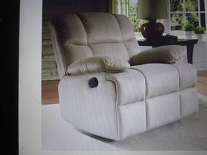 Microfiber Swivel Rocker Recliner o...
