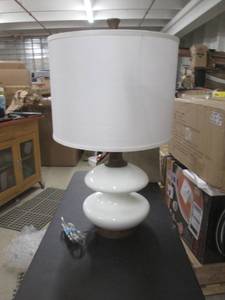 White Table Lamp open box Retail $1...