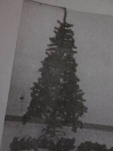 Pre-lit Christmas Tree open box...