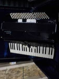 lot 1 image: Soprani Amphponic Accordion and Har...