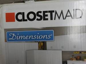 lot 65 image: Closet maid 36 Wide Storage Cabine...