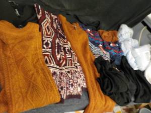 lot 92 image: New Womens Size Small Sweaters and...