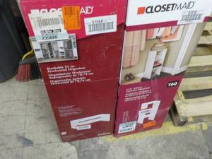 lot 103 image: set of 2 Closet maid Stackable 31 ...
