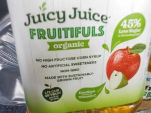 lot 115 image: 8 Bottles Juicy Juice Fruitifuls Or...